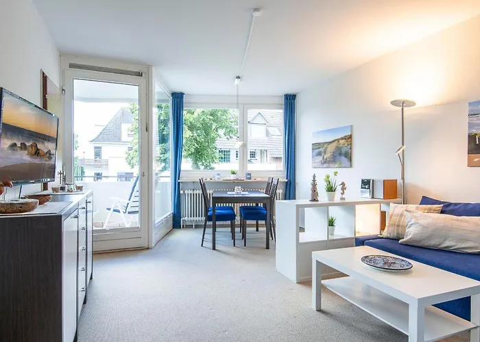 公寓 Haus Beau Rivage Blaue Koje 沙博伊茨