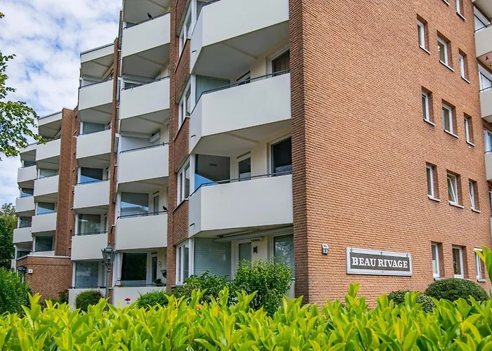 公寓 Haus Beau Rivage Blaue Koje 沙博伊茨